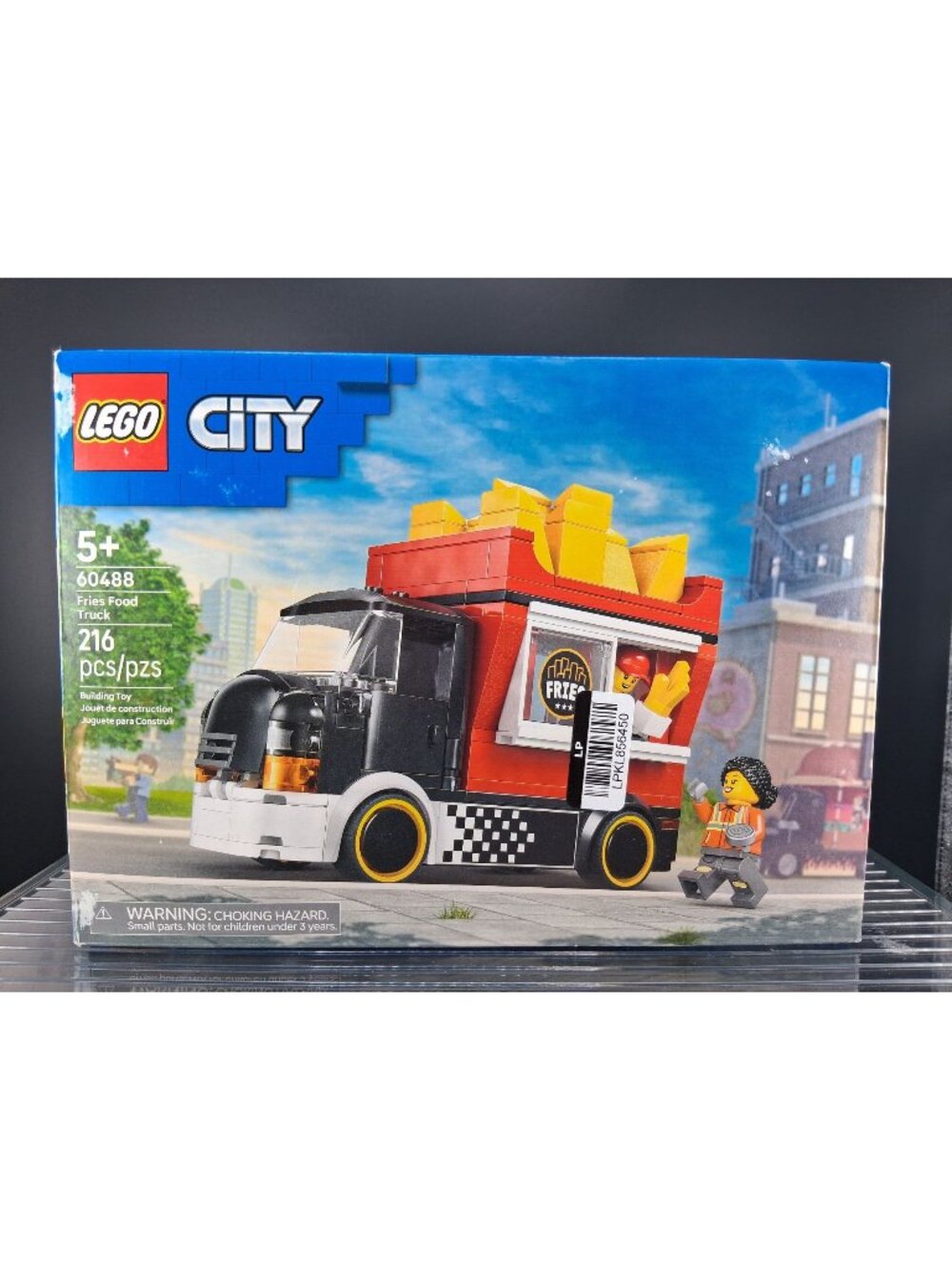 LEGO City 60488 Fries Food Truck Building Kit 216 Pcs Ages 5+